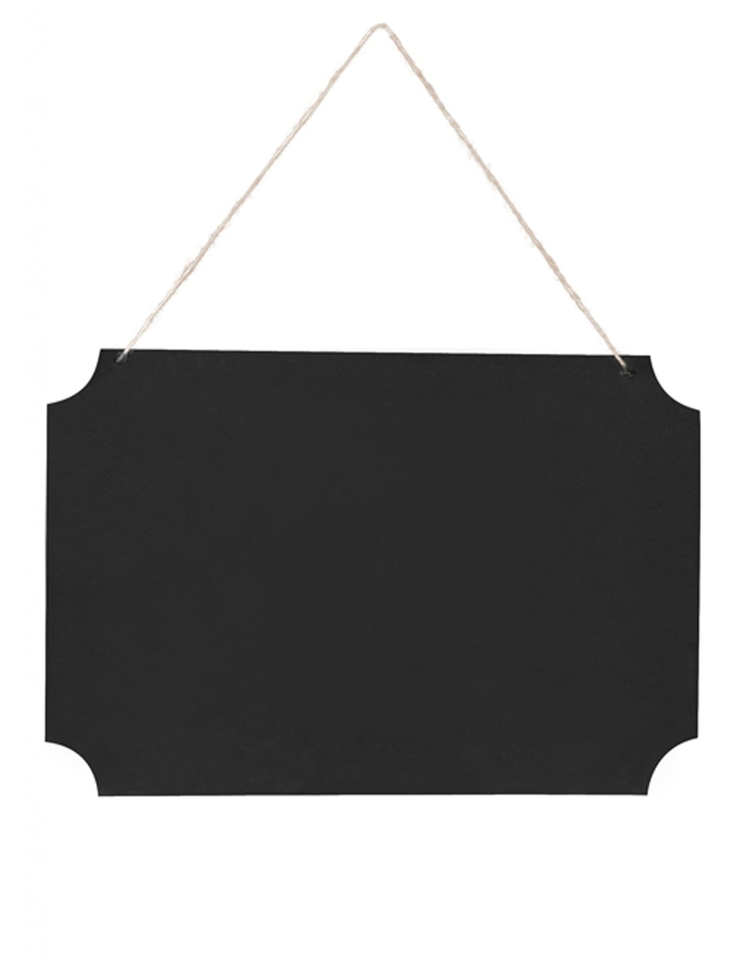 Висяща черна дъска с тебешир, 45 x 30 cm реколта