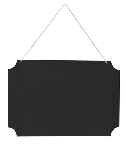 Висяща черна дъска с тебешир, 45 x 30 cm реколта