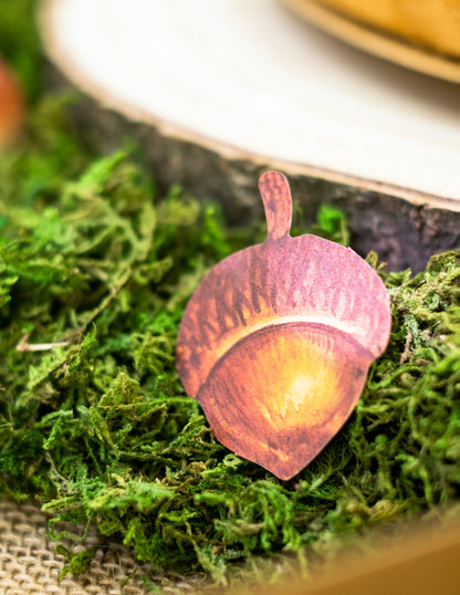 Комплект от 11 картонени есенни листа 