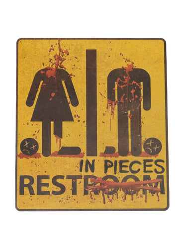 Стикери за Хелоуин "Останки на парчета" 43 см x 30 см