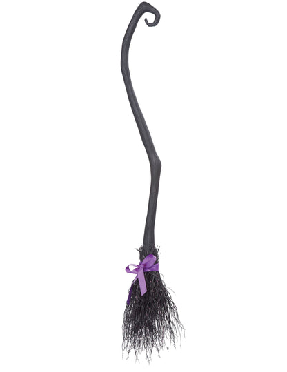 Vue avec ruban violet du balai de sorcière