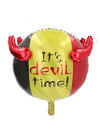 Алуминиев балон 3D Белгия „It's Devil Time!“ 56 cm