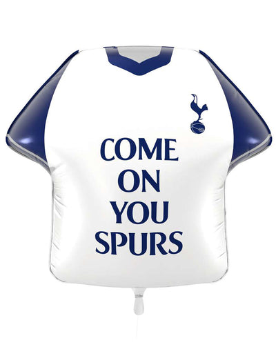 Бяло алуминиево балонче във форма на фланелка Tottenham Hotspur Football Club 52 x 51 cm