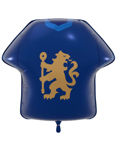 Синьо алуминиево балонче във форма на фланелка Chelsea Football Club 52 x 51 cm
