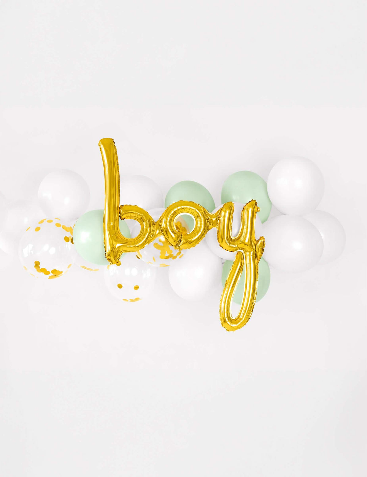 Сценография с грозд от балони от алуминиевия балон boy
