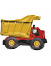 Ballon aluminium camion de chantier jaune et rouge