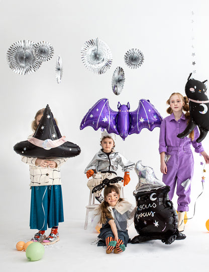 Алуминиева балонна шапка на вещица 66 x 57 cm