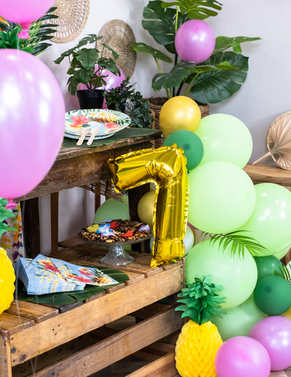 Алуминиев балон Златен Фигура 33 cm