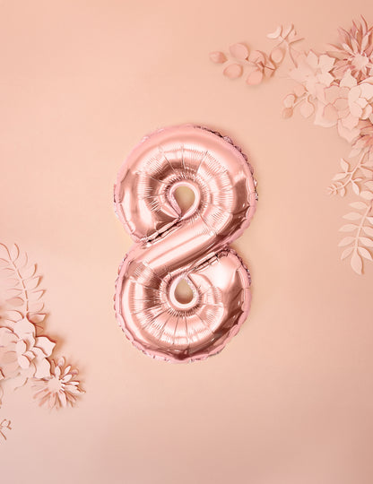 Алуминиев балон розово злато 36 cm