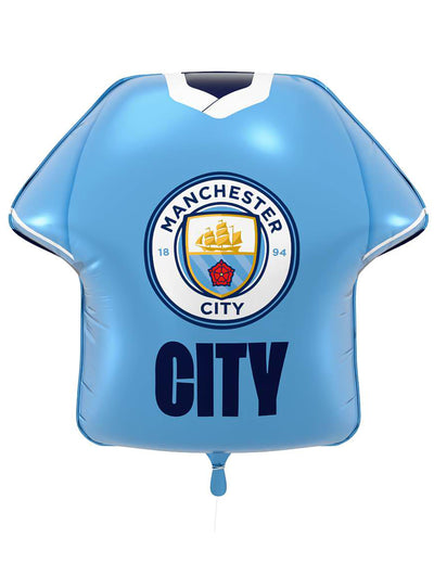 Алуминиево балонче във форма на фланелка Manchester City Football Club 52 x 51 cm