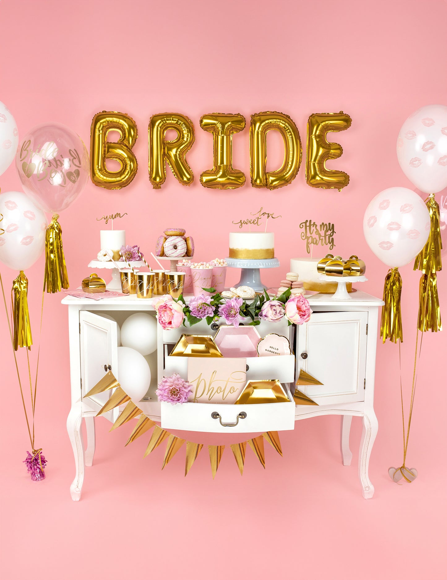 Алуминиев балон Златна буква 35 см