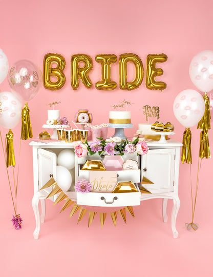 Алуминиев балон Златна буква 35 см