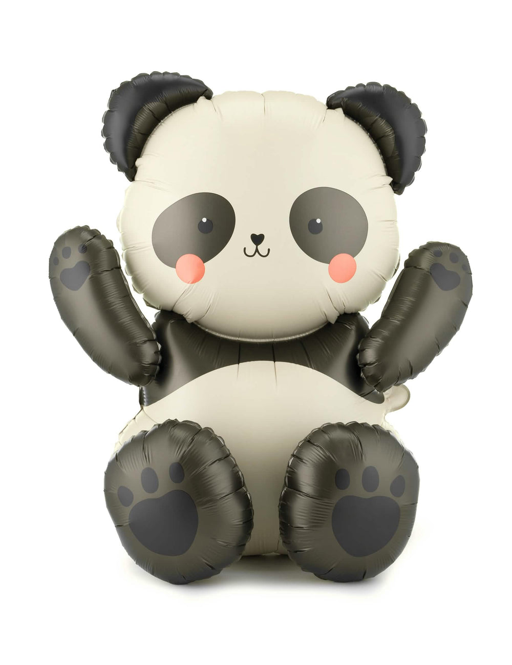Ballon aluminium Panda pour fête noir et blanc