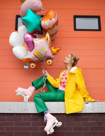 Алуминиева балонна топка при рулетка 74 см