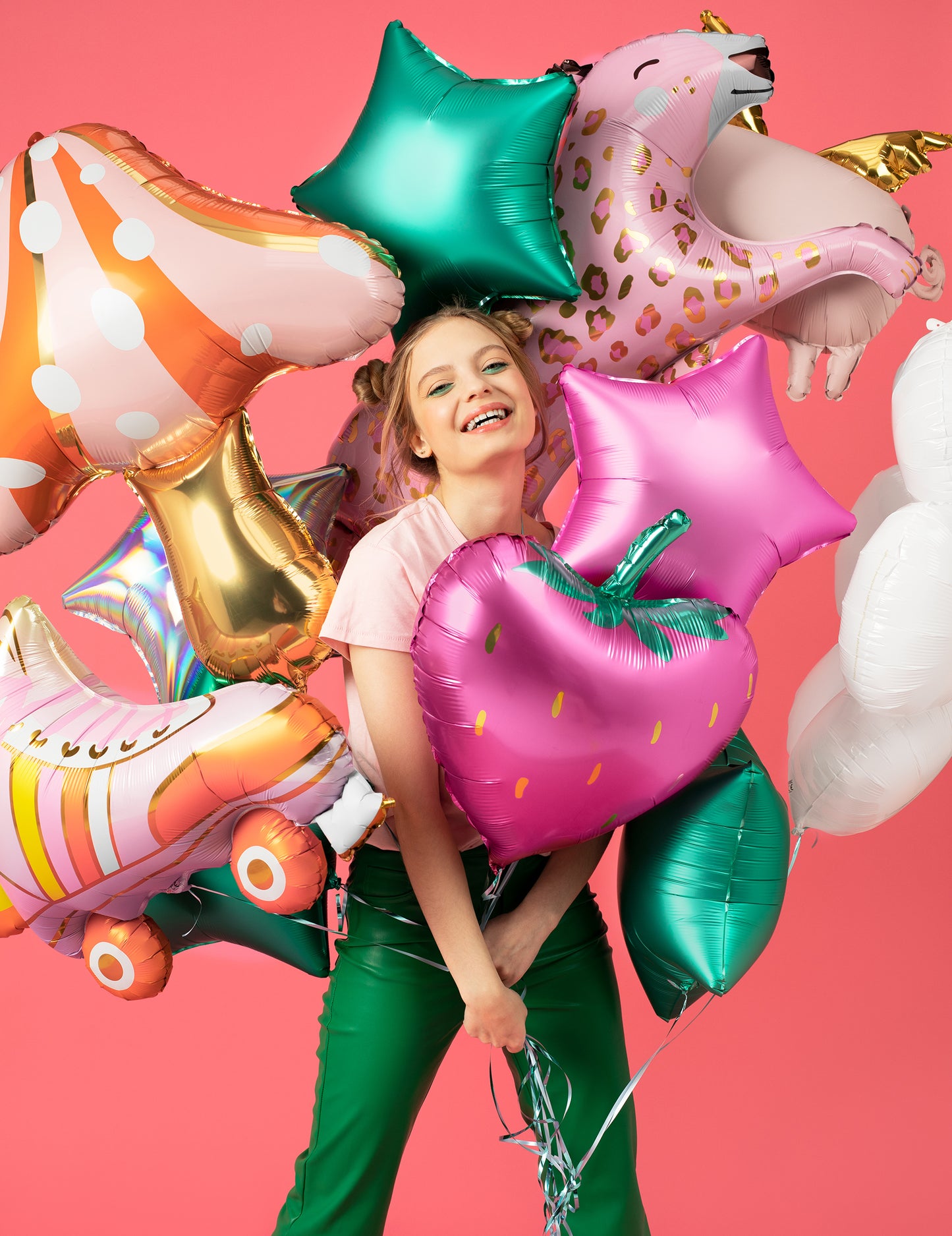 Алуминиева балонна топка при рулетка 74 см