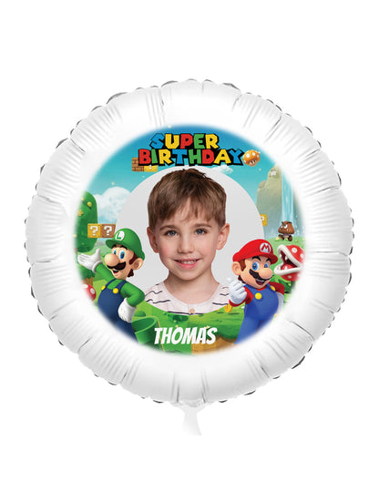 Персонализируем алуминиев балон Mario 50 cm