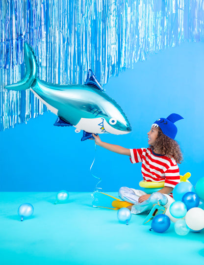Фолиева топка Акула 102 x 62 cm за рождения ден на океана