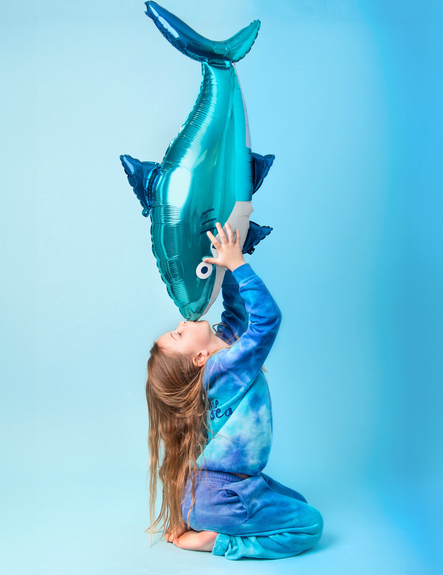 Фолиева топка Акула 102 x 62 cm за рождения ден на океана