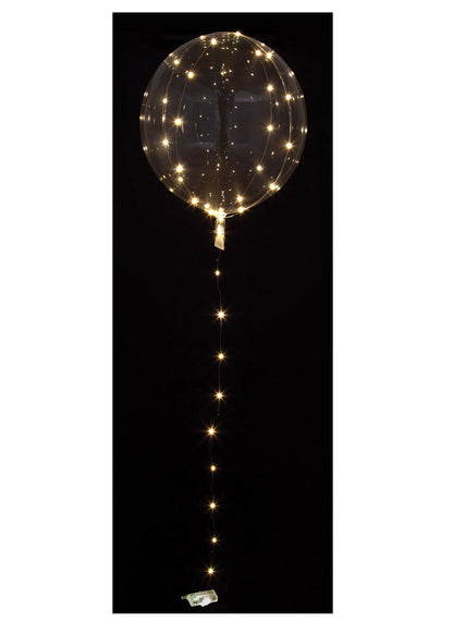 Прозрачен кристален куршум с бял светодиод 25-30 cm