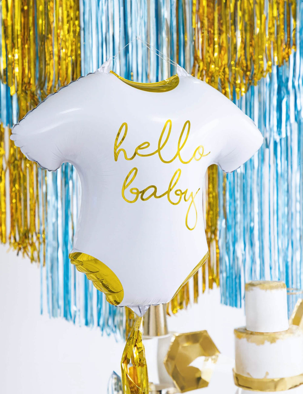 Поставяне на алуминиев балон body hello baby