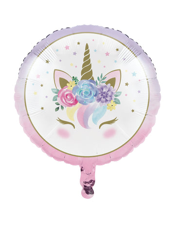 Балон в приказна фея бяла unicornia 45 cm