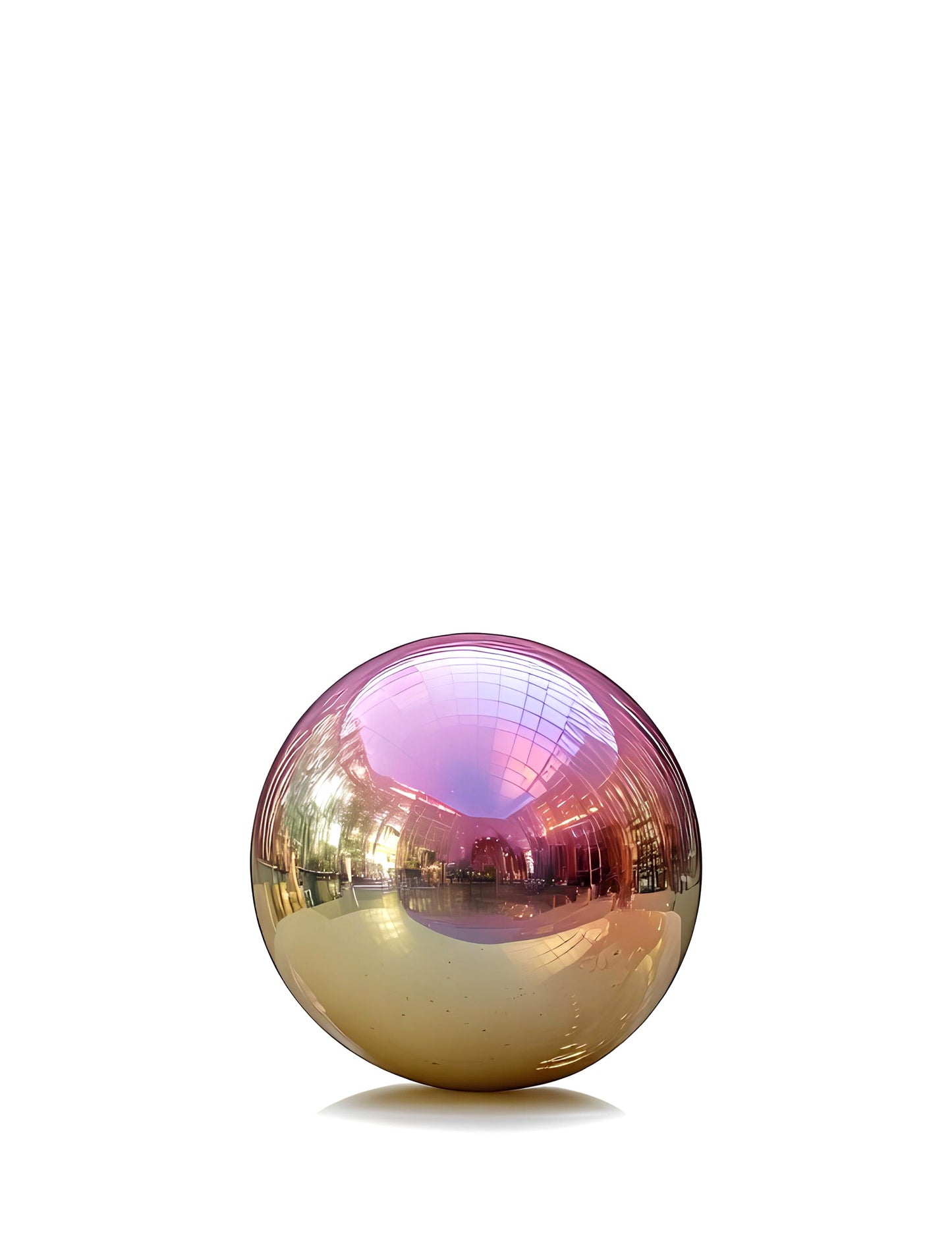 Ballon géant boule miroir iridescente 80 cm