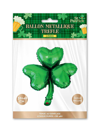 Метален балон Trèfle St Patrick 40 cm