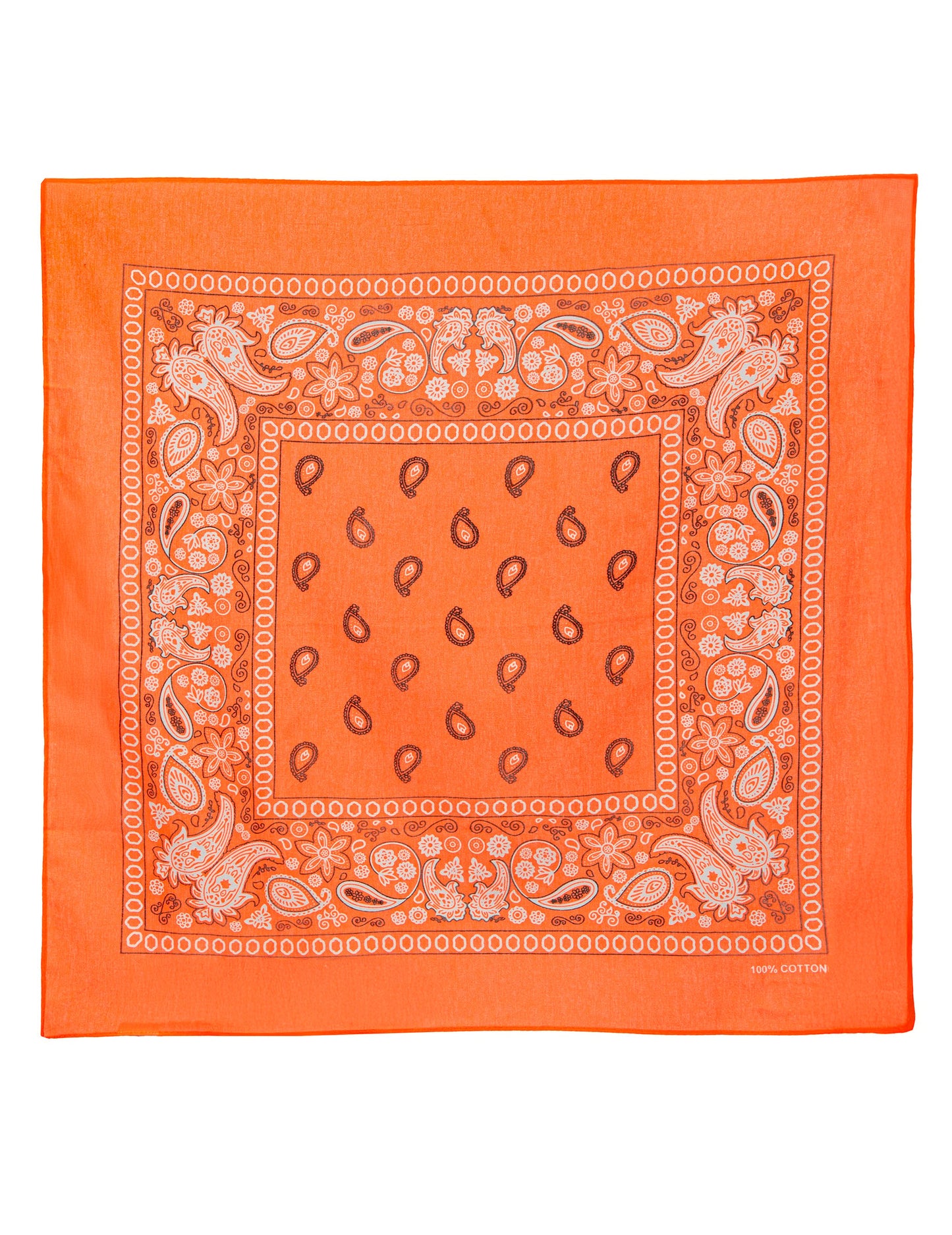 Флуоресцентна оранжева бандана за възрастни