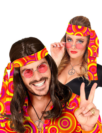 70 -те оранжеви балони възрастни знаме