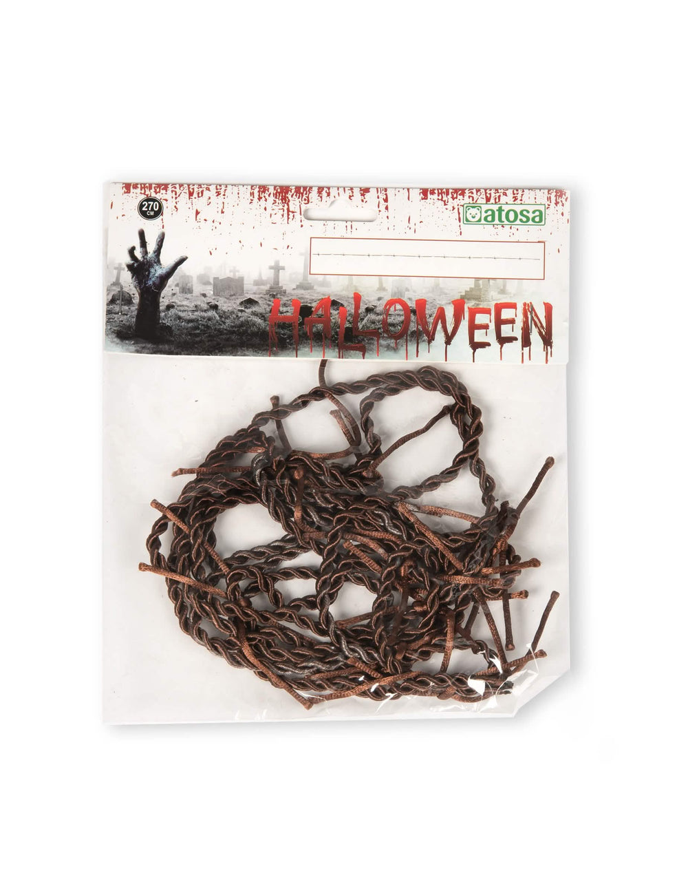 Фил ефект бодлива тел halloween за декорация кафяв