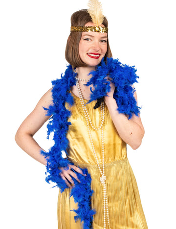 Тъмносин боа 40g