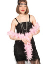 Boa en plumes pour femme rose 40g
