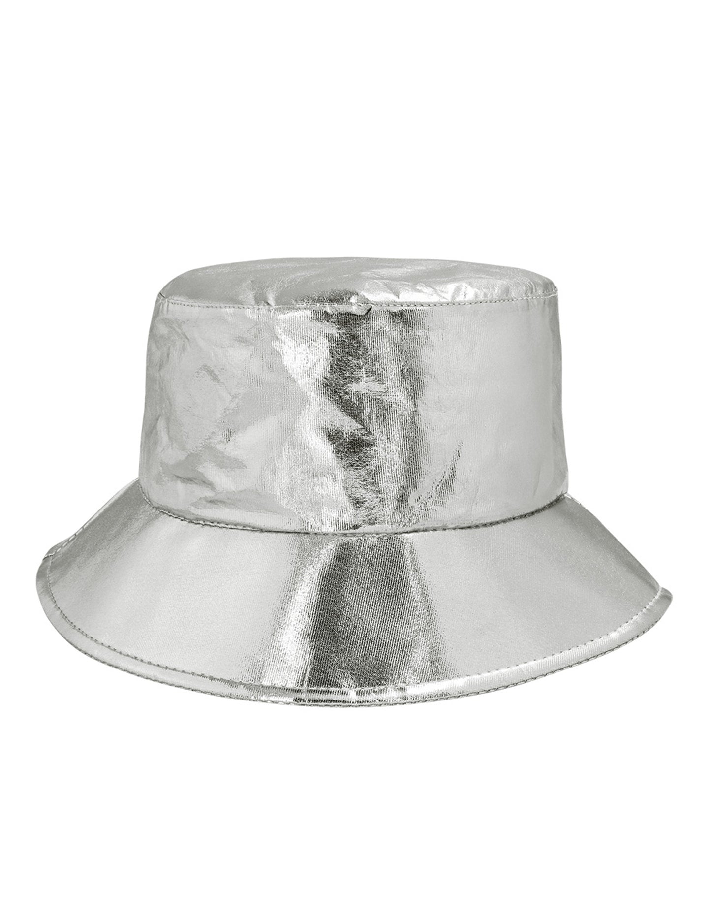 Сребърна метална шапка за възрастни