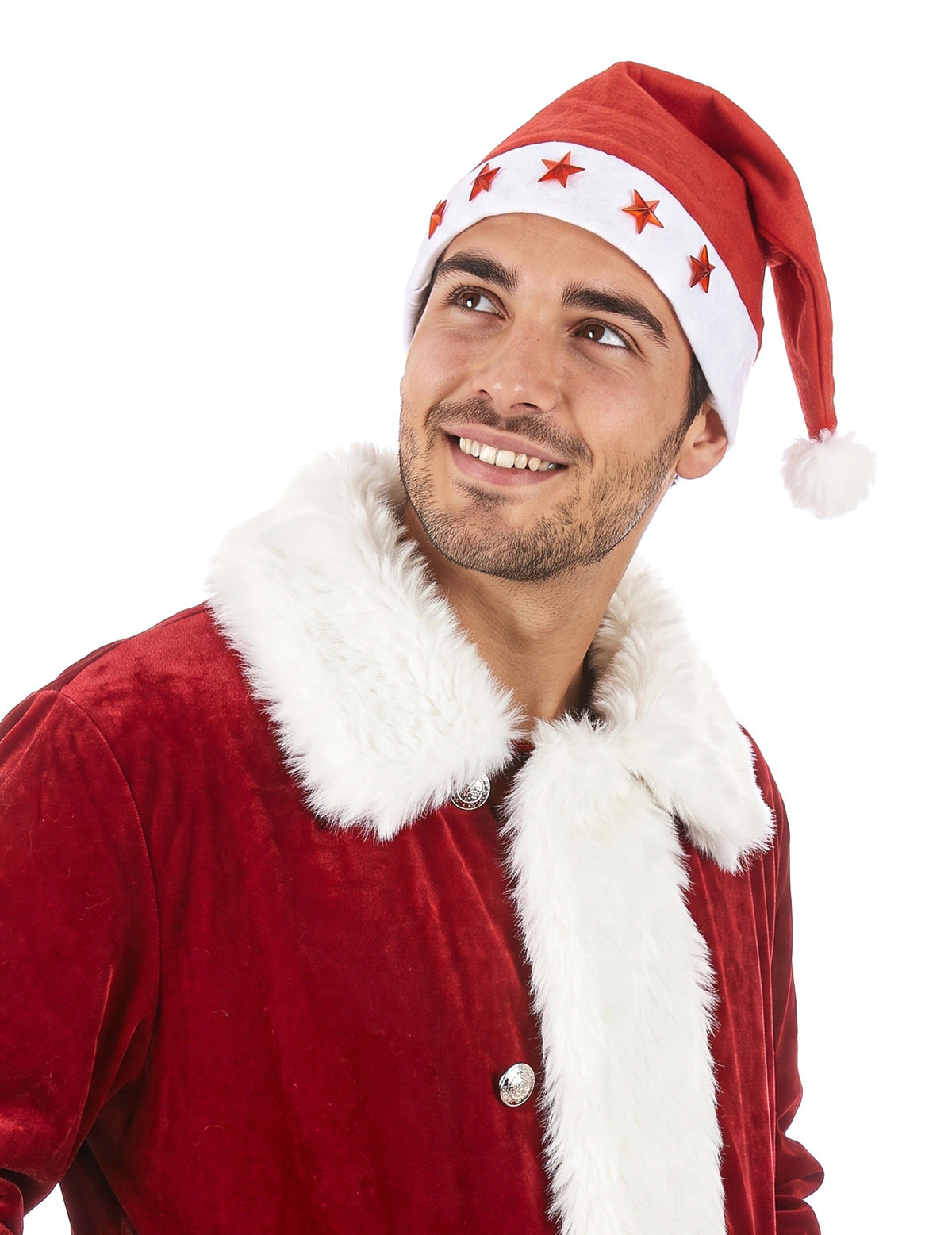 Bonnet lumineux Père Noël