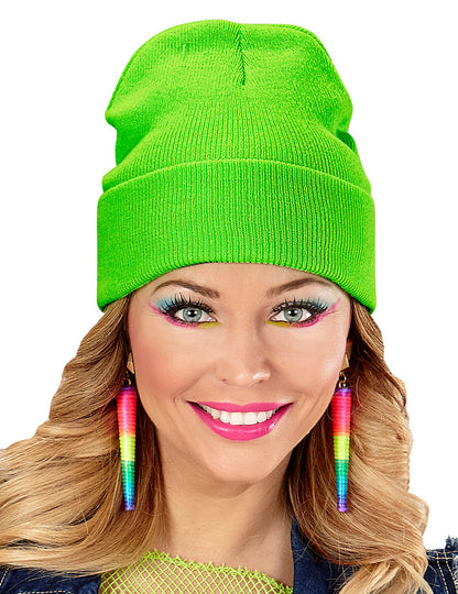 Флуоресцентна зелена шапка за възрастни