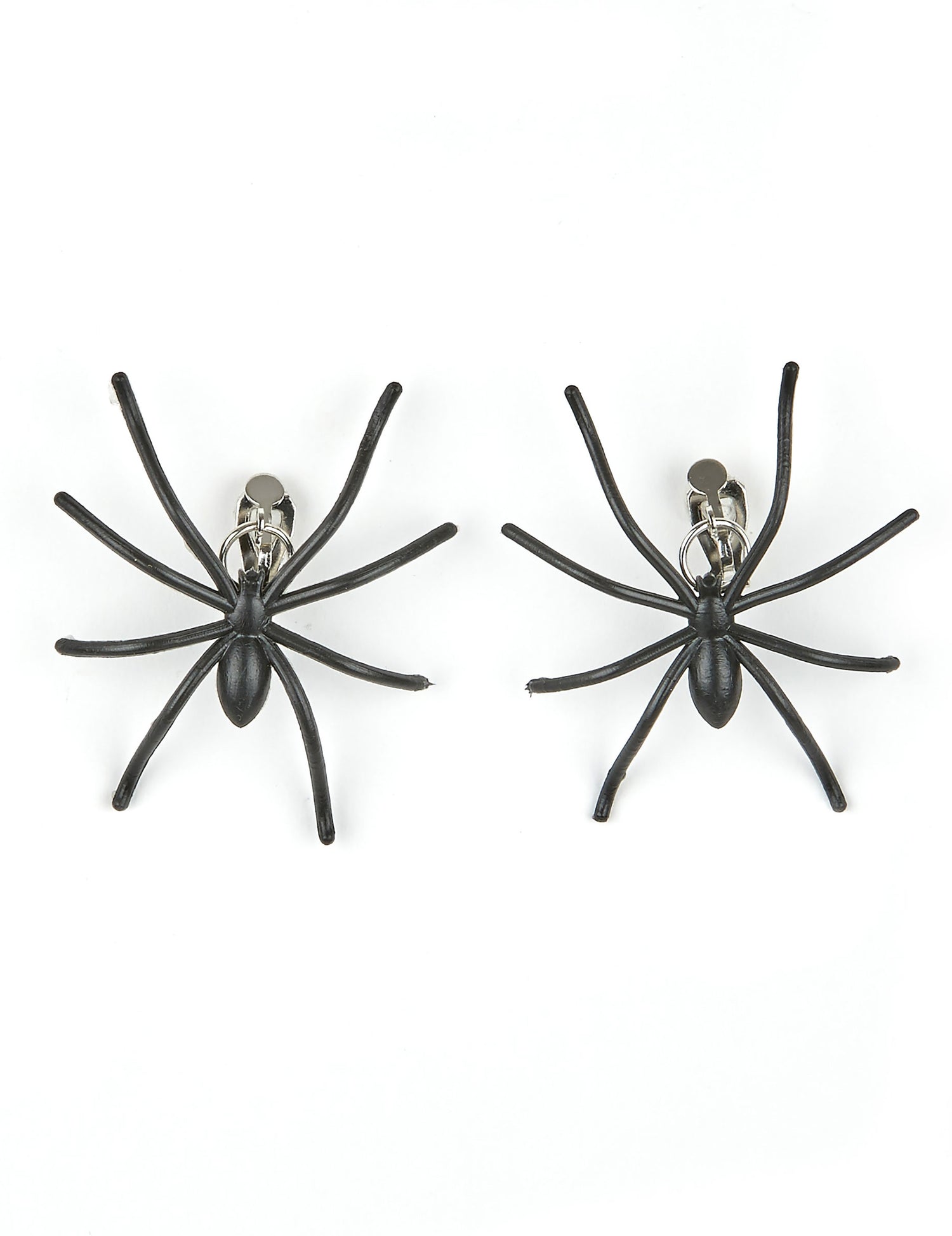 Boucles d'oreilles araignées Halloween pour adulte noires