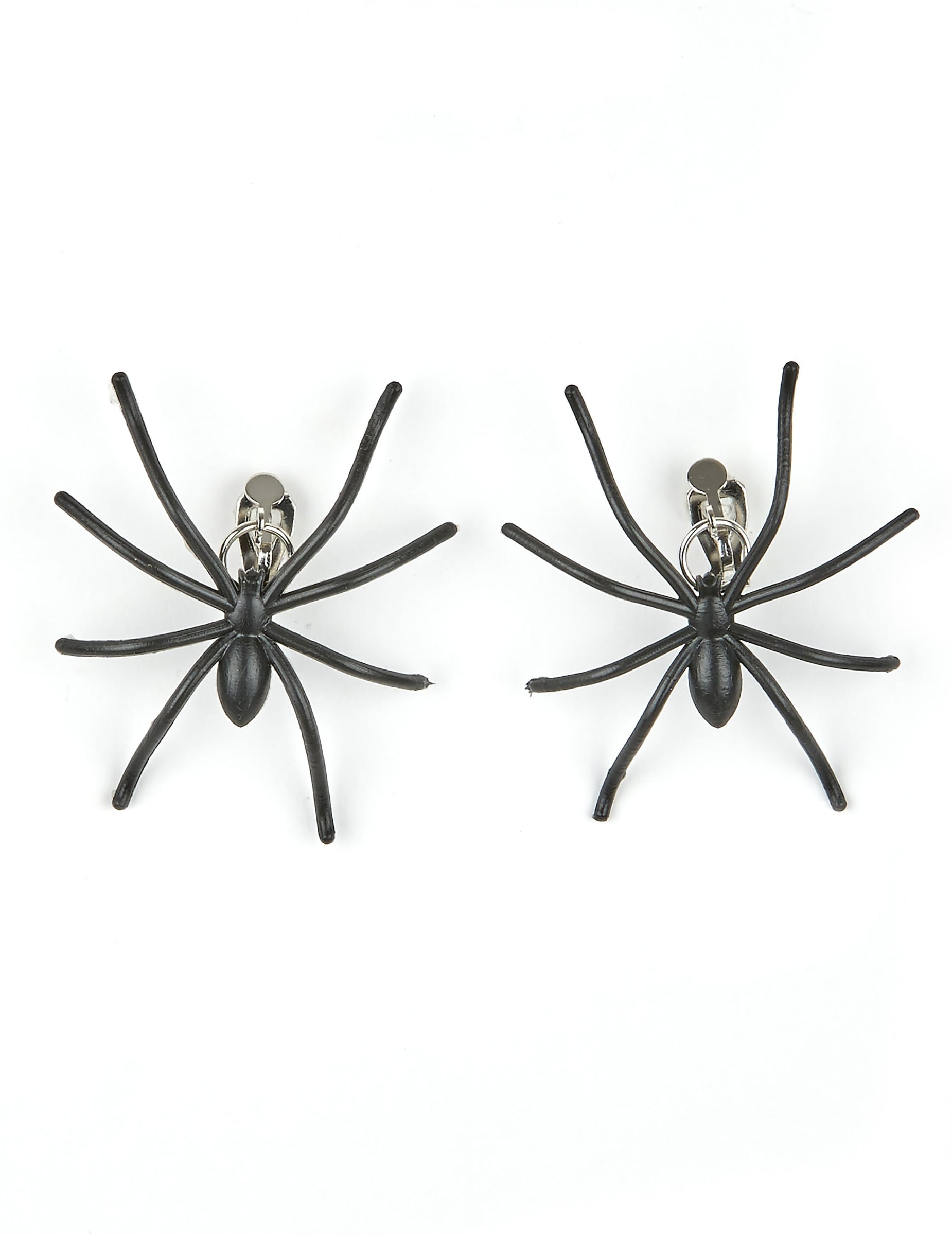 Boucles d'oreilles araignées Halloween pour adulte noires
