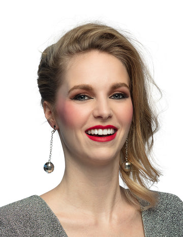 Обеци от диско бал за жени