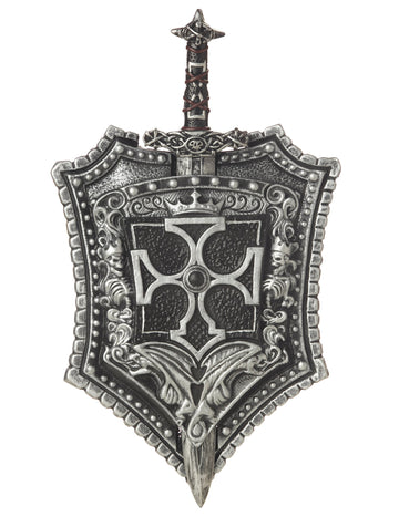 Щит и скорост рицар за преминаване на възрастни пластмаса