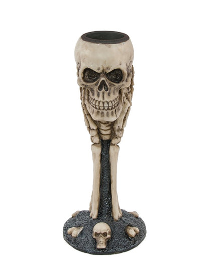 Притежател на свещи за кости и черепи 12.5 cm
