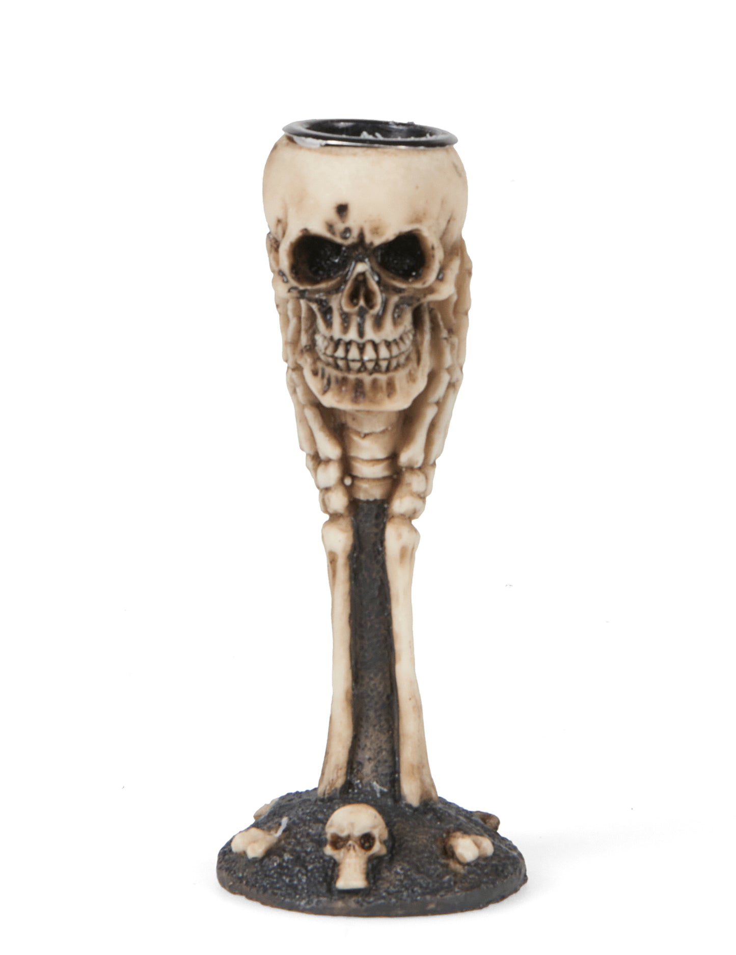 Притежател на свещи за кости и черепи 12.5 cm