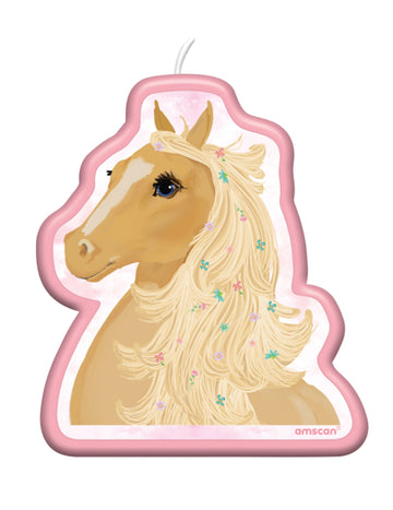 Свещ за рожден ден с конче 9 x 7,5 cm восък