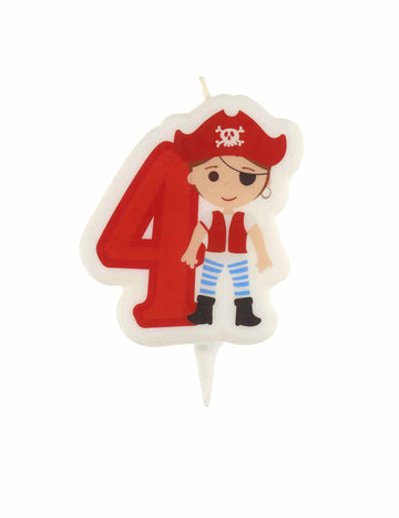 Пиратска свещ за рожден ден Фигура 4