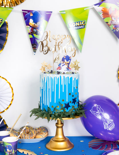 Sonic Prime 9 cm свещ за рожден ден