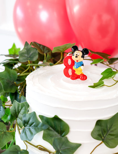 Свещичка с цифра 8 Mickey за рожден ден Disney 
