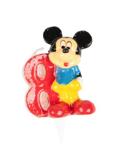 Свещичка с цифра 8 Mickey за рожден ден Disney 