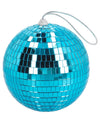 Boule à facettes disco pour décoration bleue