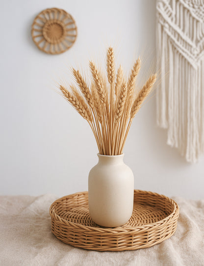 Букет от естествени пшенични уши 60 cm