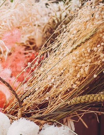 Букет от сушени бели гипсофили 25 г сватбена украса