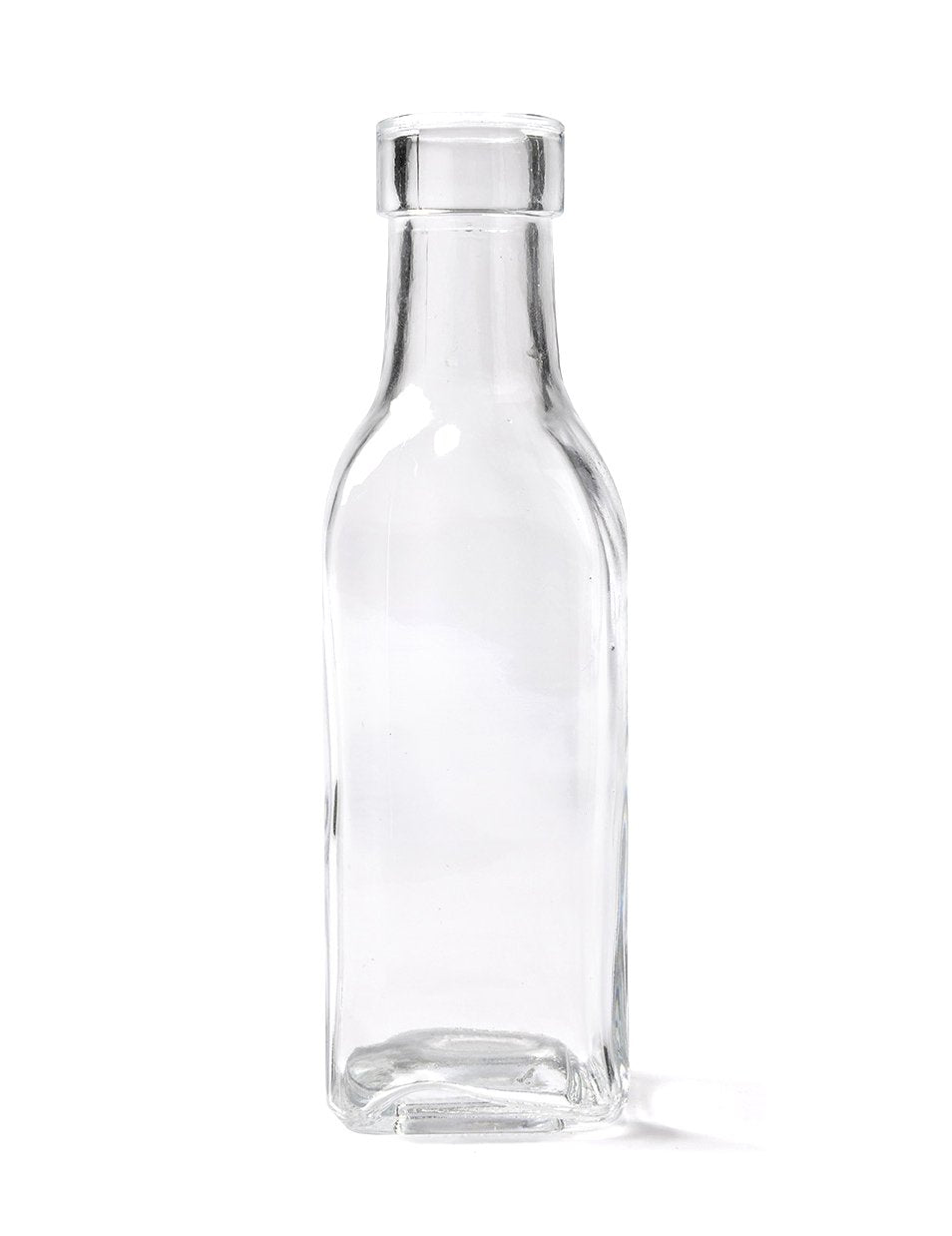 Квадратна стъклена бутилка 15 см